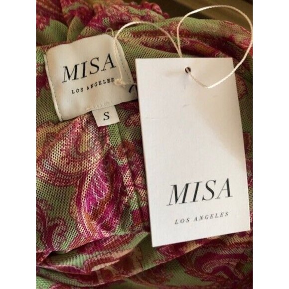 NWT $270 MISA LOS ANGELES DALIDA HI LO MIDI MAXI SKIRT US SIZE SMALL SOLD OUT! - Picture 6 of 6